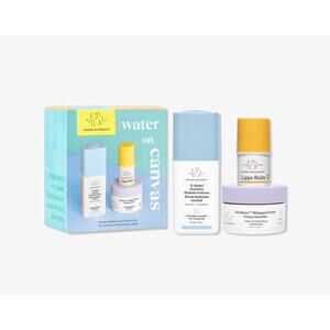 Drunk Elephants Water On Canvas Travel Size Kit- New In Box